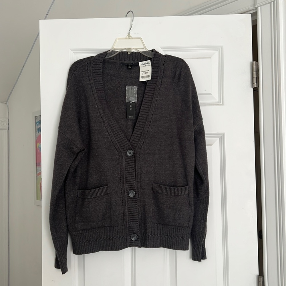 Sweater from Marshall’s, size L but fits oversized.